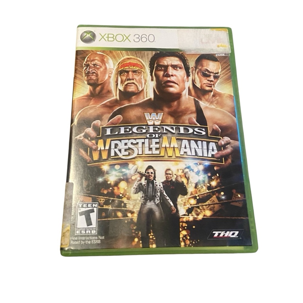 WWE Legends of WrestleMania (Xbox 360, 2009) Complete W/ Manual CIB Video Game
